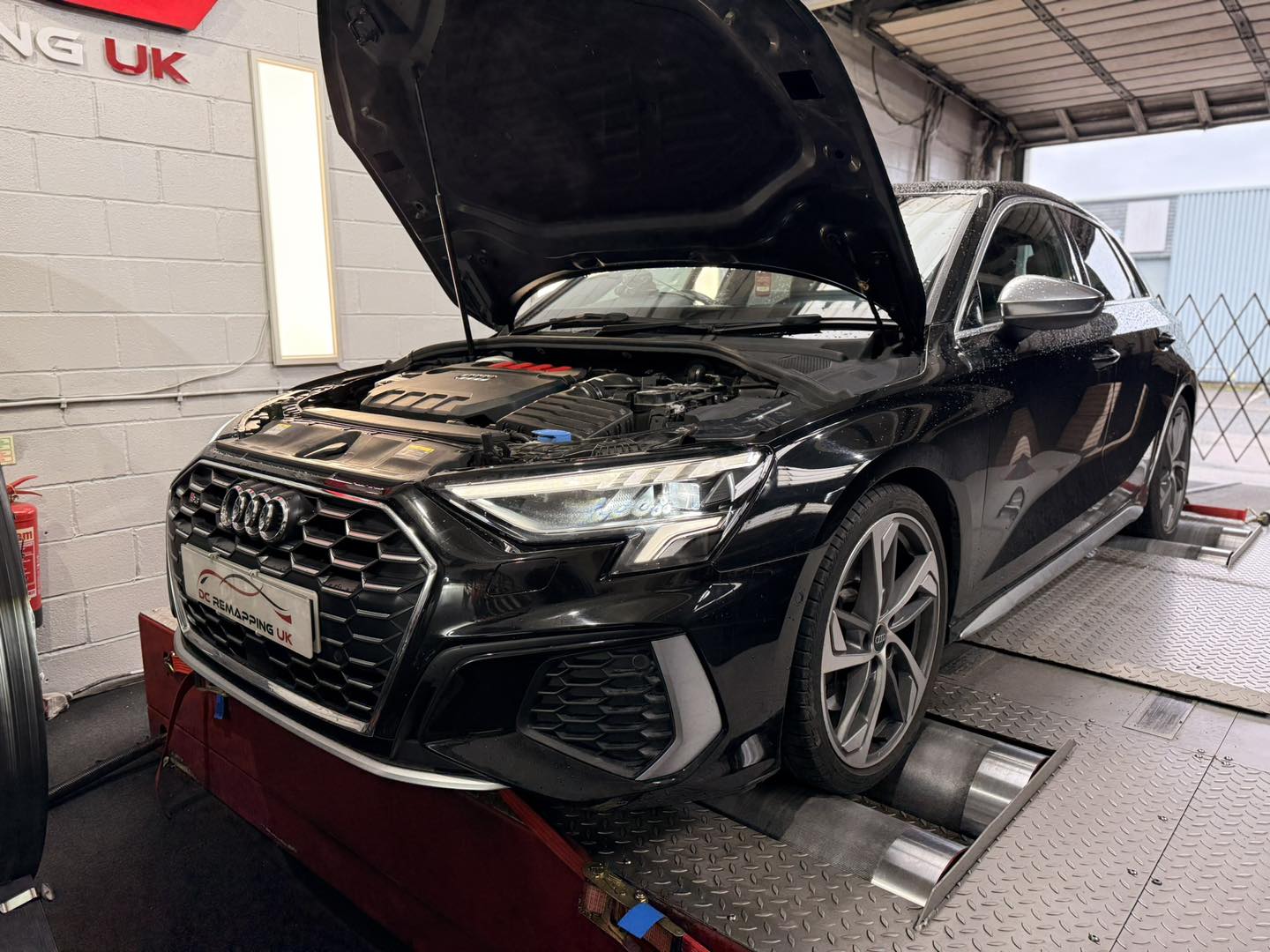 Audi S3 8Y on dyno at DC Remapping UK