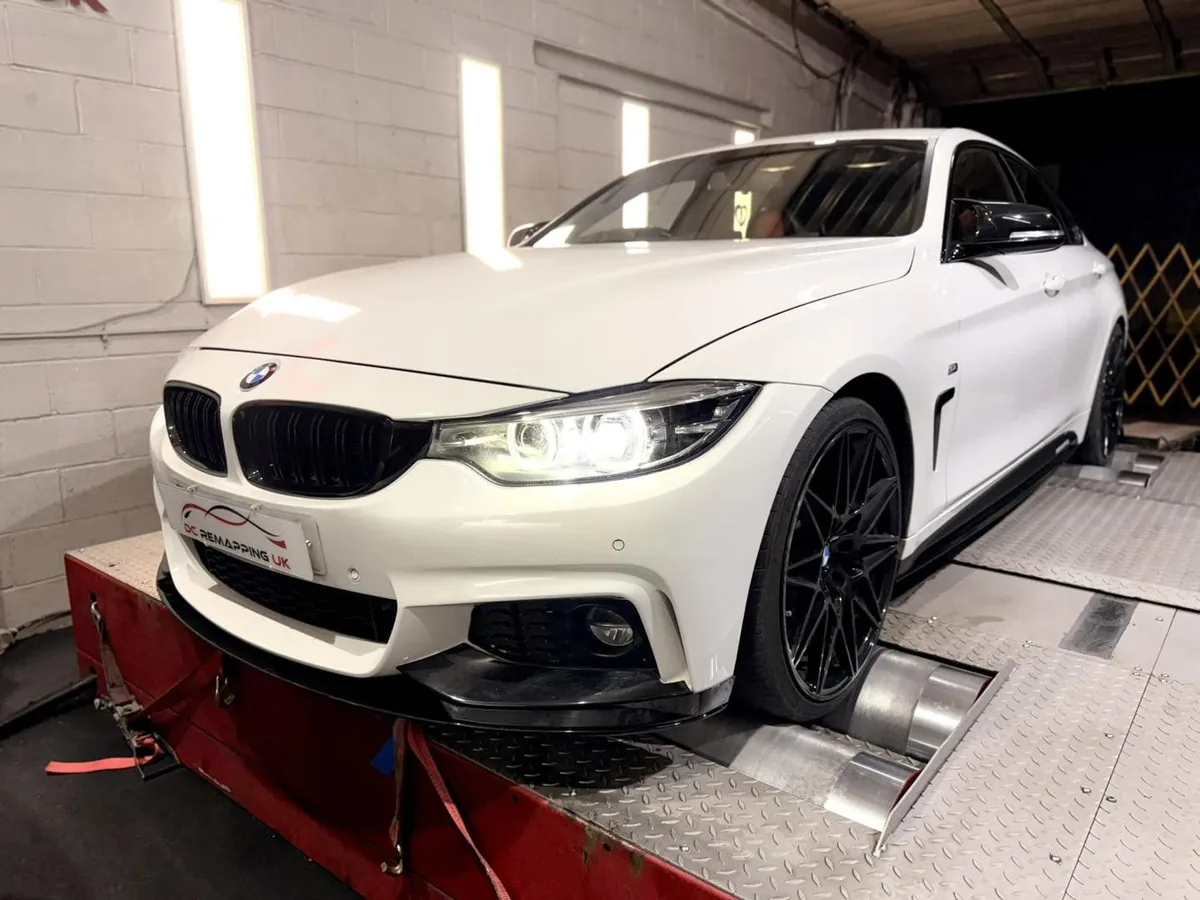 BMW 420i on the 4WD linked dyno at DC Remapping UK