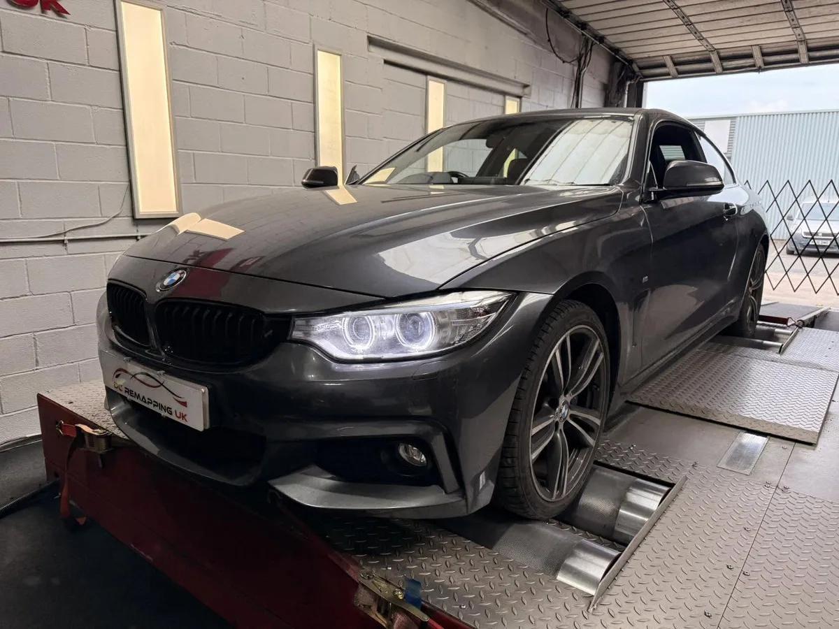 BMW 430d xDrive on the 4WD linked dyno at DC Remapping UK