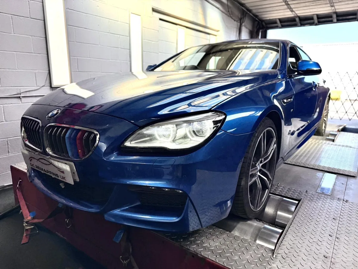 BMW 640d on the 4WD linked dyno at DC Remapping UK