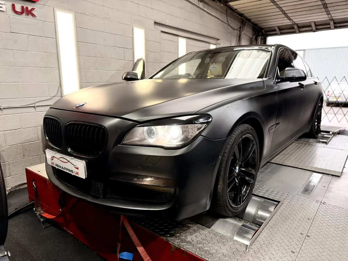BMW 730d on the 4WD linked dyno at DC Remapping UK