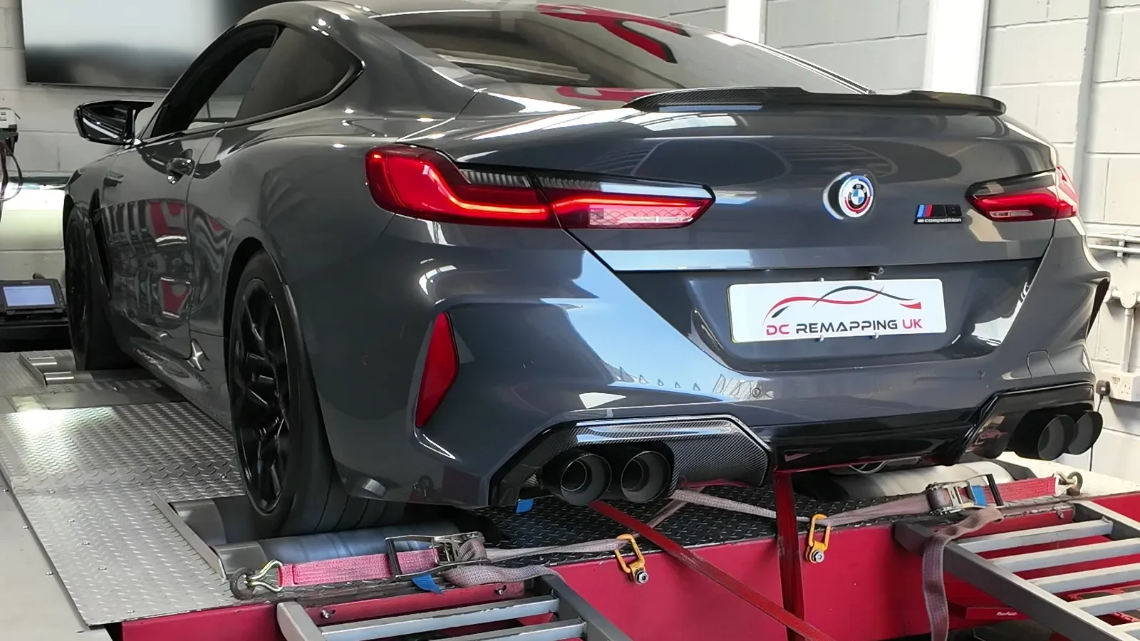 BMW M8 Competition on the 4WD dyno at DC Remapping UK