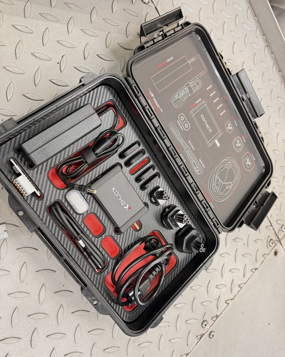 The KorheX and Flex bench tooling we open posted-in ECUs with