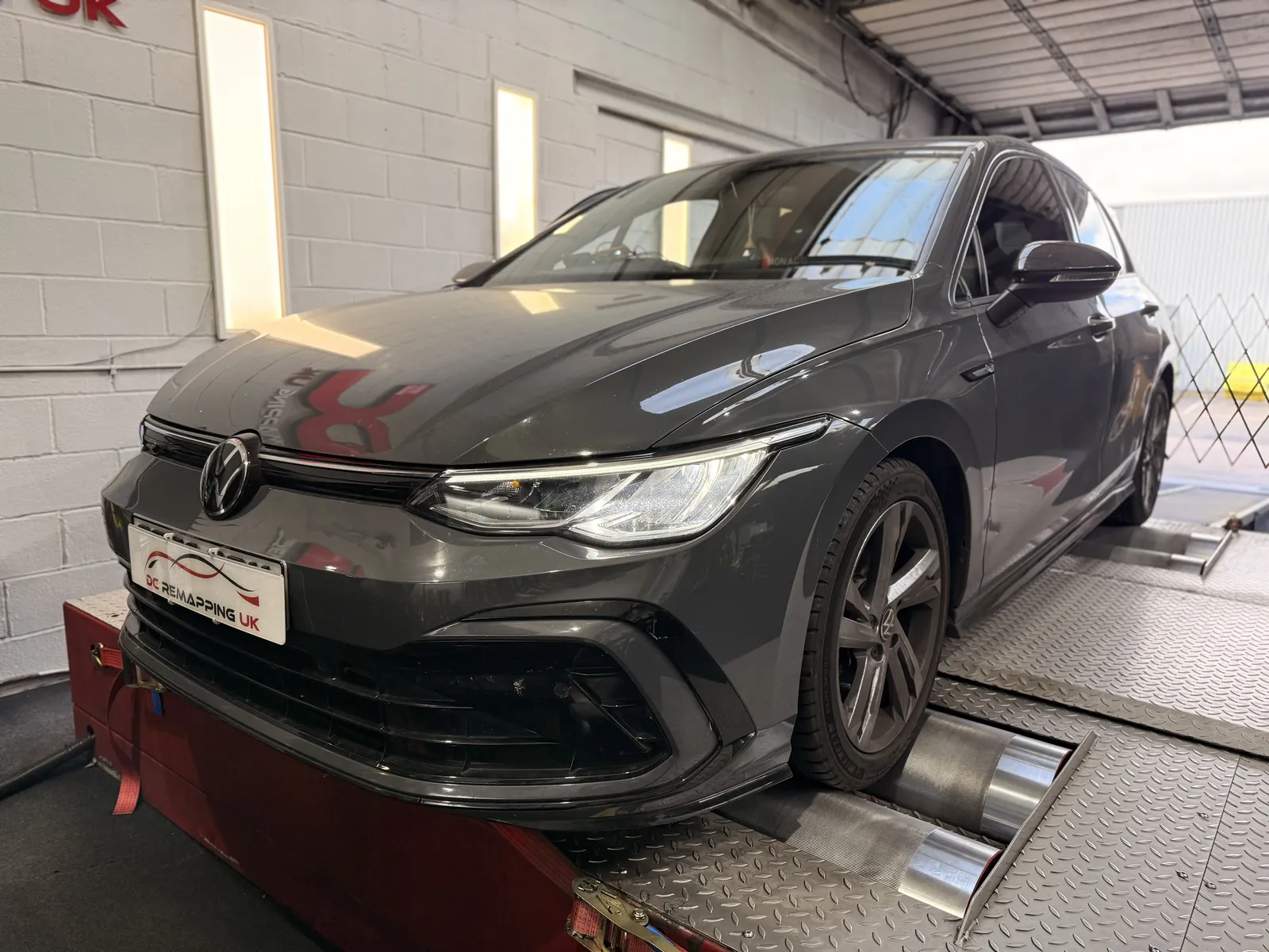 VW Golf 1.5 TSI on the DC Remapping UK 4WD dyno