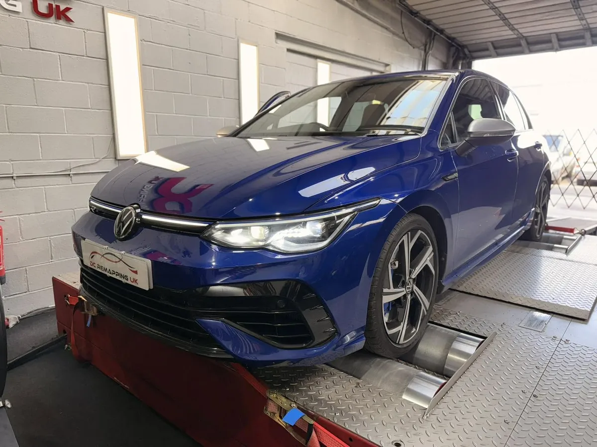VW Golf R MK8 on the 4WD linked dyno at DC Remapping UK
